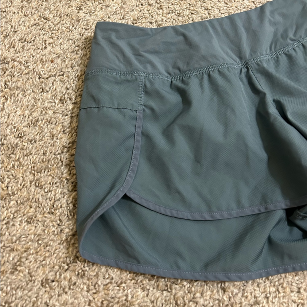 Patagonia Women’s Athletic Shorts Dark Teal Size Small Liner Outdoor Hiking Run - Picture 4 of 7
